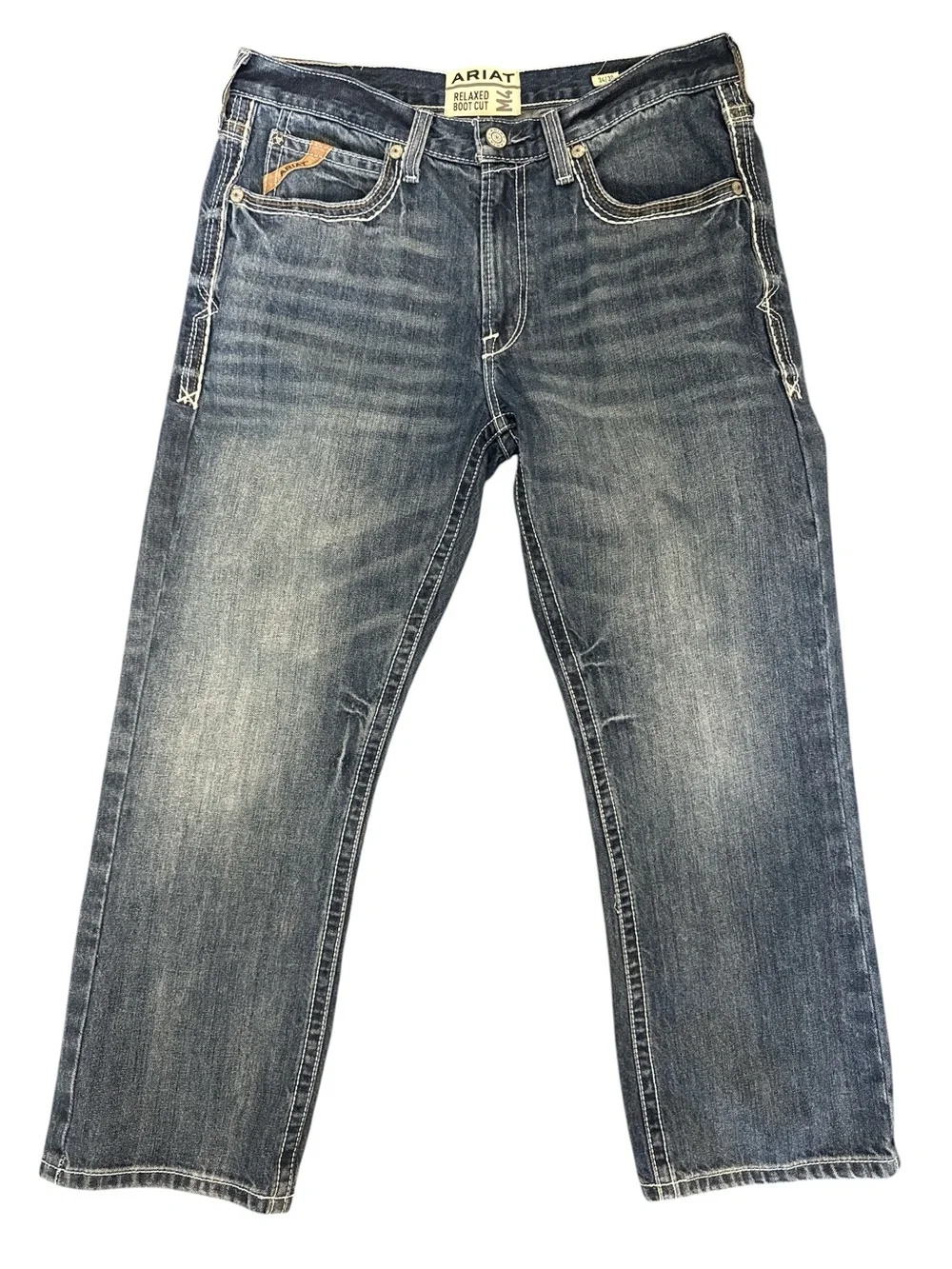 ARIAT MEN'S M4 COLTRANE DURANGO RELAXED BOOT CUT JEANS 34/30 WESTERN COUNTRY